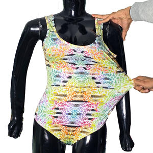 Traje de Baño Enterizo con Estampado de Leopardo Arcoíris para Mujer, Diseño de Guepardo, Espalda Descubierta, Traje de Baño de Diseñador, Traje de Baño para Mujer - Product Image 6