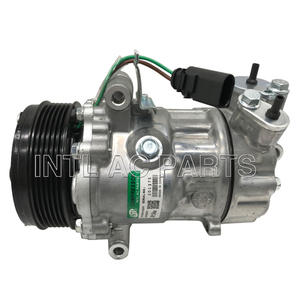 INTL-XZC761 6V12 6PK 110MM AC Compresseur pour SKODA <span class=keywords><strong>FABIA</strong></span> / ROOMSTER OEM RC.600.447 5U0820803F 6RF820803C - Product Image 1