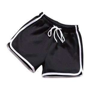 Bermudas de cintura media de algodón 100%, pantalones cortos deportivos de secado rápido, lona transpirable, estilo Hip Hop sólido para entrenamiento de verano, Red de playa - Product Image 6