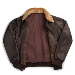 Chaqueta de piloto de cuero hecha a mano para hombres con opciones de personalización para un estilo único y una calidez superior para invierno y exteriores - Product Image 4