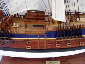 HM BARK ENDEAVOUR Modelo náutico pintado Barco/modelo de madera alto - Product Image 4