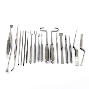 18 Uds nariz Nasal hueso Joseph Stripper Nasal hueso cortador hueso espátula doble garra gancho ENT instrumentos quirúrgicos conjunto - Product Image 1