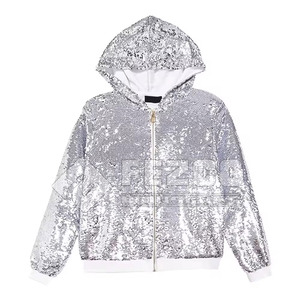 Hommes à la mode hiver strass polaire à capuche coton mélangé Streetwear pull décontracté mode tenue en Stock - Product Image 1