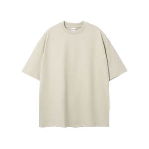 Camisetas de Hombre con Estampado de Letras, Hombros Caídos, Básicas, Unisex, de Algodón, Cuello Redondo, Camisetas de Manga Corta, Camisetas Gruesas al por Mayor - Product Image 5