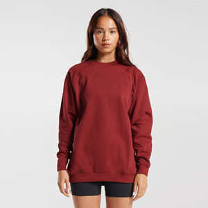 เสื้อสเวตเชิ้ตคอกลมแขนยาวสำหรับผู้หญิง ผ้าฝ้าย 100% ทรงหลวม ไหล่ตก กันลม กันน้ำ เหมาะสำหรับฤดูหนาว - Product Image 1