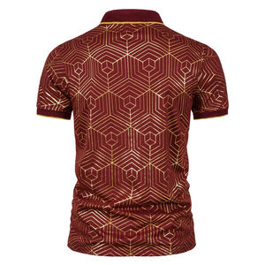 2025 mejor diseño personalizado Unisex Casual último diseño polos logotipo personalizado de alta calidad de talla grande polos para hombres - Product Image 6