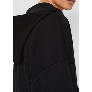 Sweat à capuche surdimensionné à fermeture éclair à manches longues de haute qualité pour hommes 100% pull en coton doux à séchage rapide avec Logo personnalisé et broderie - Product Image 4