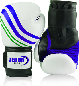 Gants de boxe super en dentelle de haute qualité 12oz 16oz pour enfants Logo personnalisé Matériau en cuir Type de boxe Kick Tailles comprenant 14oz - Product Image 1