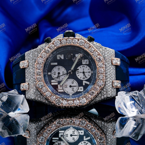 Reloj Moissanite Diamond para hombre, edición recortada, brillo Premium y estética audaz para un aspecto de lujo definitivo para hombre o mujer - Product Image 3