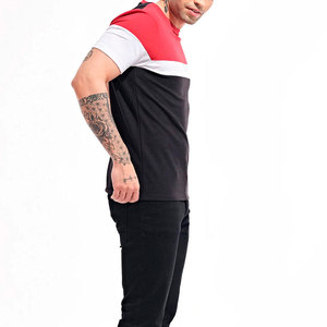 Chemises extensibles simples à séchage rapide pour hommes t-shirts d'exercices d'entraînement de gymnastique en gros/t-shirts uniques de marque personnalisée pour vêtements de sport - Product Image 3
