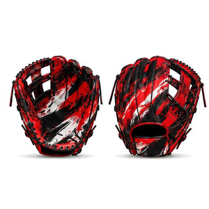 Gants de baseball légers pour receveur, durables, confortables, en synthétique, à doigts complets, pour droitiers et gauchers - Product Image 1