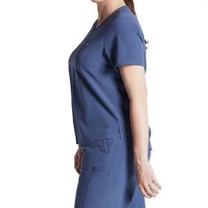 Conjuntos de uniformes médicos de salón de belleza de tela tejida uniformes médicos personalizados OEM al por mayor con logotipo - Product Image 3