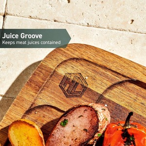 Juego de 4 Platos para Carne <span class=keywords><strong>HexClad</strong></span> Bistecca con Canal para Jugos - Product Image 2