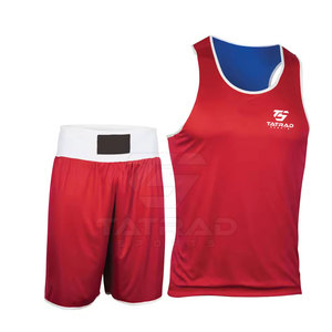 ชุดมวยสำหรับผู้ใหญ่ชุดมวยสีพื้นบริการผลิตตามสั่ง - Product Image 5