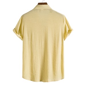 Chemises polo à manches courtes personnalisées pour hommes, fabricant d'usine de chemises à broderie graphique - Product Image 3