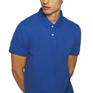 เสื้อยืดสำหรับผู้ชายเสื้อยืดกอล์ฟผ้ากันยับสำหรับผู้ชายสีทึบแห้งเร็วแบบเรียบ - Product Image 6