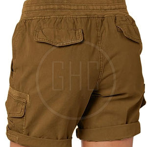 Pantalones cortos de carga para mujer de cintura alta hechos a medida Ropa informal transpirable Último estilo para adultos - Product Image 4