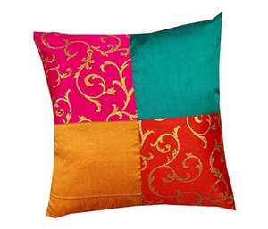 Fundas de cojín multicolor de 16x16 pulgadas funda de cojín de sofá fundas de almohada indias cojín decorativo - Product Image 4