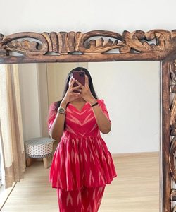 Fashion Fusion: estilo pakistaní Salwar Kameez-Fusión de estilos tradicionales y modernos, creando una prenda de vestir de moda elegante y elegante - Product Image 5