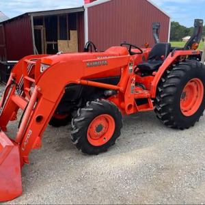 Para Tractor de Ruedas Mini L4400 45HP 4WD con Transmisión por Engranajes, Cargador Frontal y Retroexcavadora, Nuevo, Motor de 4 Tiempos, Herramientas de Jardín de Acero - Product Image 2