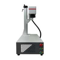 Machine de marquage laser à fibre de bureau mini en acier inoxydable et aluminium de haute qualité 20W 30W 50W