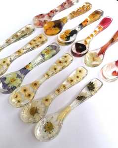 Directamente India mejor calidad resina hecha a mano tenedor cuchara utensilios de madera altamente pulido cocina servir logotipo personalizado Home Hotel - Product Image 2