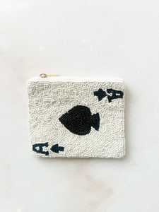 Petite pochette à monnaie faite main avec perles colorées - Product Image 2