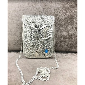 Beautiful Luxury <b>Wedding</b> Brass Tassel Pearl Casual Fashion <b>Clutch</b> Purse Chains High Quality Women Bridal Party Wear Stone Made - Product Image 3