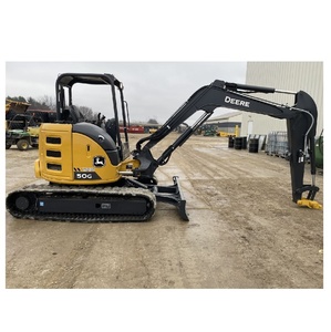 รถขุดขนาดเล็ก John Deere 50G ที่แข็งแกร่ง มาพร้อมแรงกดพื้น 3.9 ปอนด์ต่อตารางนิ้ว และความเร็วหมุน 9 รอบต่อนาที เพื่อเวลาทำงานที่รวดเร็ว - Product Image 1