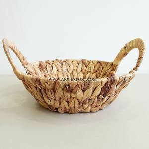 Panier de rangement tissé en rotin à usage domestique Designer tissé en bambou Décoration faite à la main Panier de fleurs fraîches au meilleur prix en Inde - Product Image 3