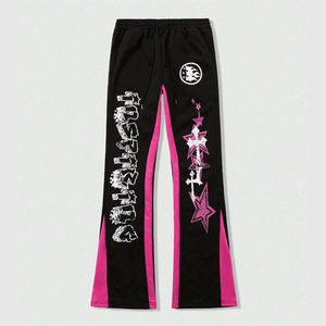 Pantalons de survêtement en molleton lourd pour hommes avec logo personnalisé DTG Usine de vêtements de marque privée avec impression DTF - Product Image 1