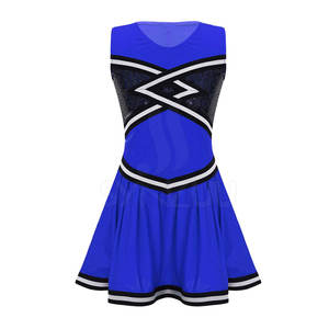 Ensembles d'uniformes Cheerleading personnalisables de haute qualité pour adultes et filles Nouvelle arrivée Spandex Polyester Techniques imprimées OEM - Product Image 1