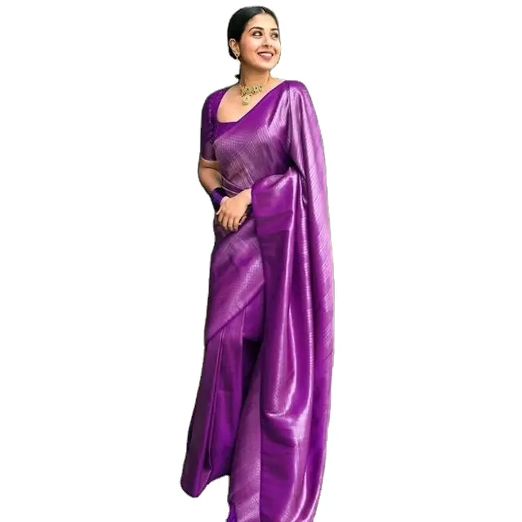 Desain Terbaru Pakaian India Pakistan Modis Baru Saree Sutra Wanita Kualitas Terbaik untuk Pembeli Jumlah Besar