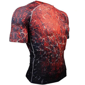 Maillot de bain de fitness personnalisé de qualité supérieure, manches longues, protection anti-éruption cutanée, séchage rapide, extensible, compression, pour adultes, été, salle de sport, MMA - Product Image 5