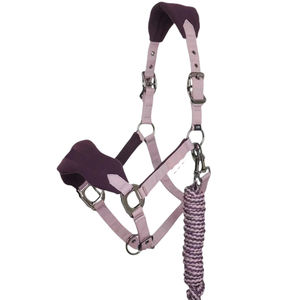 Muselière pour cheval en cuir de haute qualité, nouvelle, avec licol réglable, respirante, pour le pâturage, sports et divertissement - Product Image 2