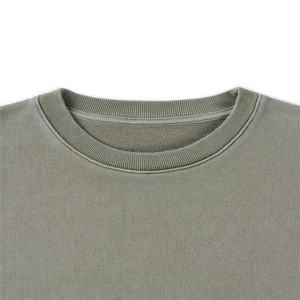 Sudadera de Cuello Redondo de Algodón Grueso con Logotipo Personalizado de Alta Calidad ODM Unisex para Hombre - Product Image 3