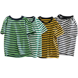 Enfant en bas âge garçon tricoté coton t-shirt personnalisé Applique Boutique vêtements été enfants garçon vêtements chemises fabriquées au Bangladesh - Product Image 5