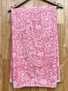 Tissu traditionnel indien naturel fait à la main en coton imprimé de blocs de main floraux en coton 100% coton - Product Image 6