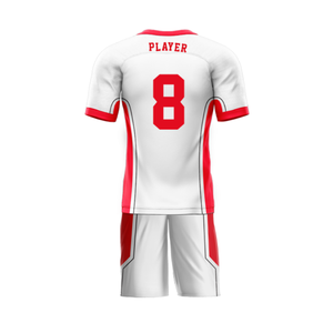 Nouveau Design professionnel drapeau personnalisé sublimé maillot de Football américain ensemble de shorts personnalisé nom d'équipe numéro uniforme - Product Image 4