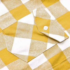 Camisa de Franela 100% Algodón Transpirable Fabricada en Pakistán para Hombre, Cierre de un Solo Botón, Corte Regular, Manga Larga, Estilo Casual, Color Sólido - Product Image 3