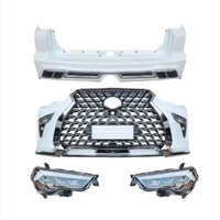 Pièces de mise à niveau extérieures pour voiture, directement de l'usine, style Lexus, calandre de pare-chocs avant, kit carrosserie pour phares, compatible avec Toyota 4Runner 2010 - 2021