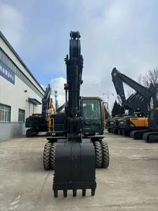 Excavatrice à roues moyennes de 12,5 tonnes HW125 avec boîte de vitesses PLC - Haute puissance de creusement - Moteur Hyundai et système hydraulique LUDV - Product Image 3