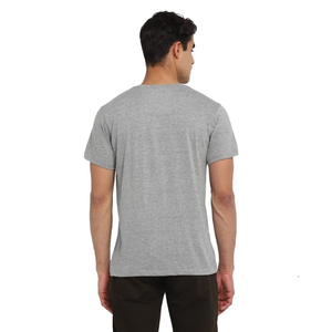 Camiseta ajustada de alta calidad con cuello redondo para hombre, diseño de logotipo personalizado, estampado informal para cuello de Polo, LICRA transpirable de talla grande, Exportación - Product Image 2