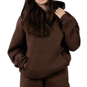 Women's Standard Hoodie Heavyweight Oversized Casual Hoody Anti-pilling 450g Fleece Custom Logo Autumn/Winter Wear - Product Image 1