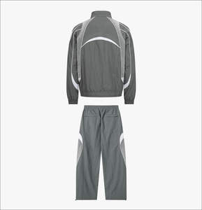 Conjunto Deportivo de Chaqueta y Pantalones Deportivos de Nailon para Hombre, Cortavientos de Invierno, con Capucha y Cremallera, de Secado Rápido y Transpirable - Product Image 3