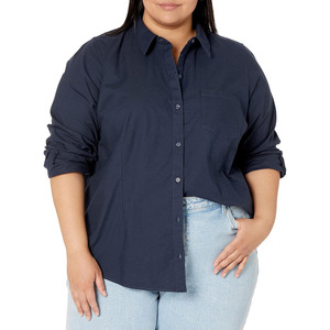 เสื้อเชิ้ตผู้หญิงแขนยาวธรรมดาระบายอากาศได้ดีคลาสสิก - Product Image 6