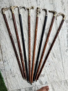 Canne de marche en bois de qualité supérieure, fabriquée à la main, avec poignée en bois - Product Image 5
