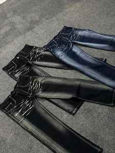 Jeans Ecológicos de Algodón Estampado en Color Sólido - Product Image 2