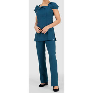 Ensemble Tunique et Pantalon de Travail Extensible et Doux pour Salon de Beauté, Coiffure et Esthétique, Personnalisable avec Logo, Vente en Gros - Product Image 1