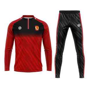 Vêtements de sport pour hommes et enfants, veste, sweat-shirt, tenue de sport pour la course à pied, jogging, sweat-shirt à demi-zip - Product Image 2